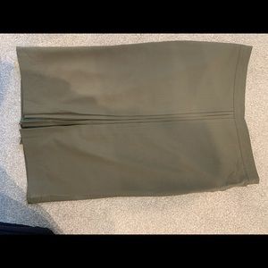Club Monaco Olive Pencil Skirt
